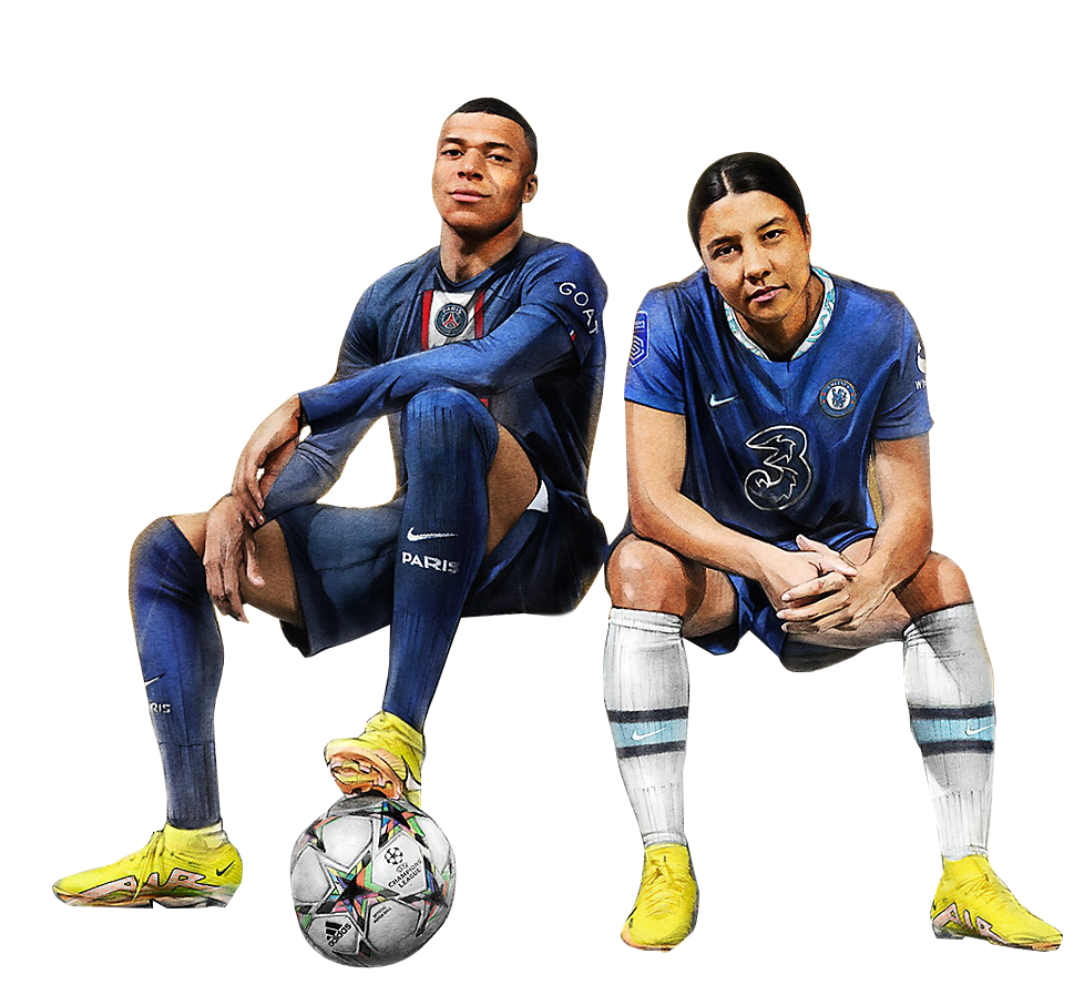 Mbappe and Sam Kerr